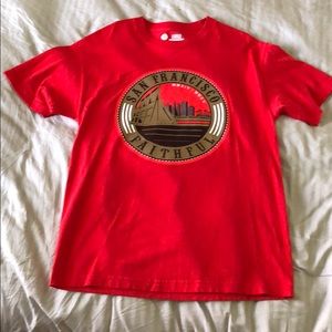 49ers faithful large T-shirt Independent hussle
